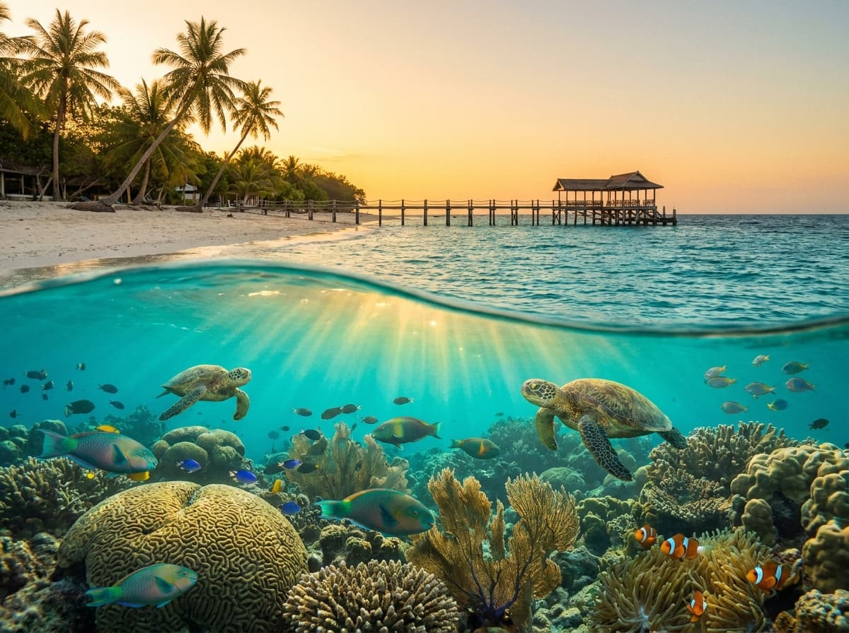 التنقل بين جزر غيلي والاسترخاء